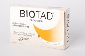 Biotad - Глютатион и витамин группы Е и С. Магнезия растительного происхождения, тиоктионовая кислота. 24 капсулы / BioMedica It	