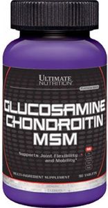 Glucosamine Chondroitine + MSM 90таб. / Ultimate Nutrition USA