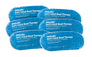 32551 Reusable Beaded Hot/Cold Pack - BOX OF 6 - DISPLAY - BLUE