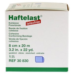 Haftelast Газофикс 30826 Эластичный фиксирующий бинт  (8,0 см х 20 м)