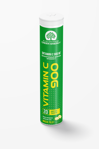 GE Vitamin C 900 для спортсменов Evolution of Green Energy Шипучие таблетки 20шт																														